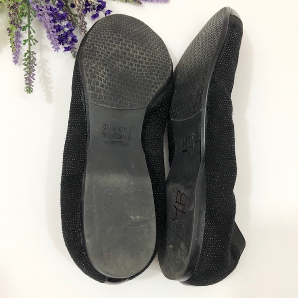 STUART Weitzman Tortoise Shell Cap Toe Flats - Picture 7 of 7